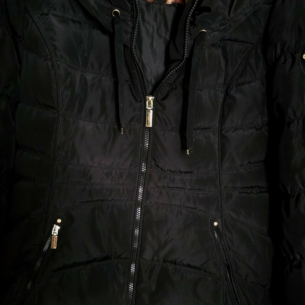 Laundry By Shelli Segal Black Puffer Jacket